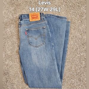 SOLD - 14 (27W 29L) | Levi's | 511 Boys Jeans